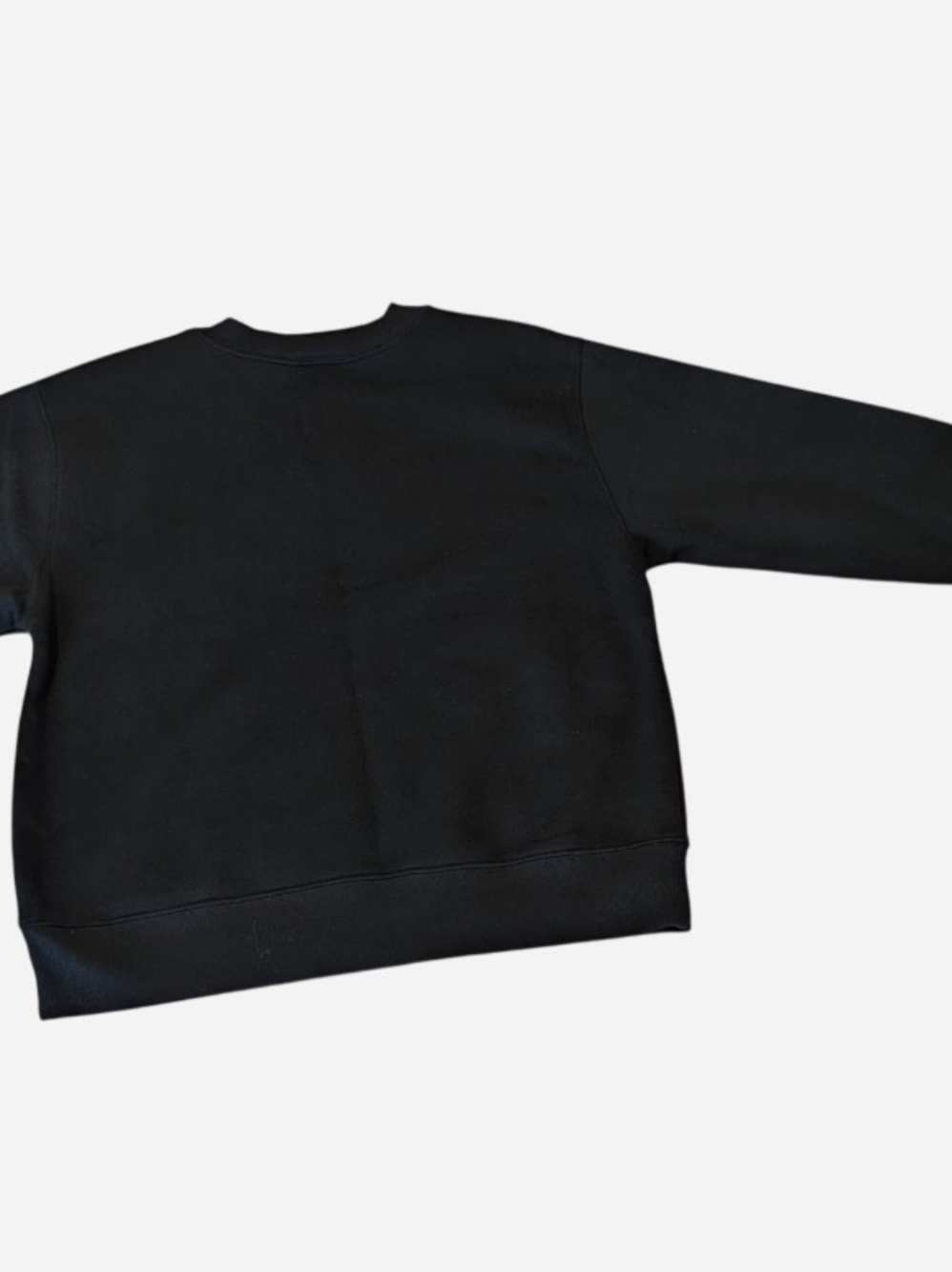 Universal Thread Black Crewneck Sweatshirt with Metallic Script - Picture 2 of 8